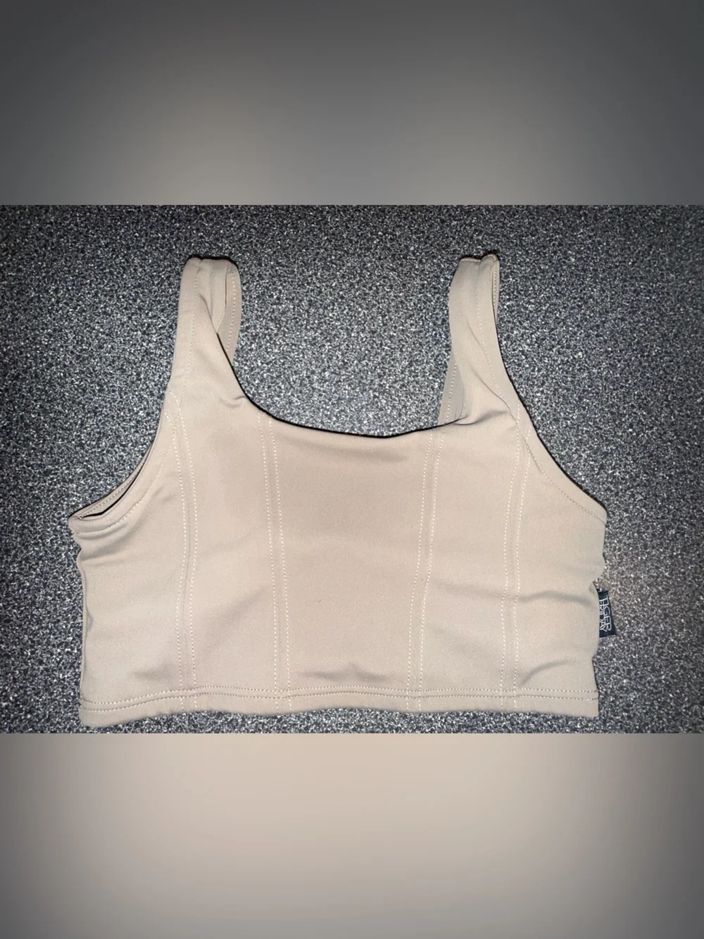 Tiger Friday Light Brown Dance Bra Top Size: Child Large